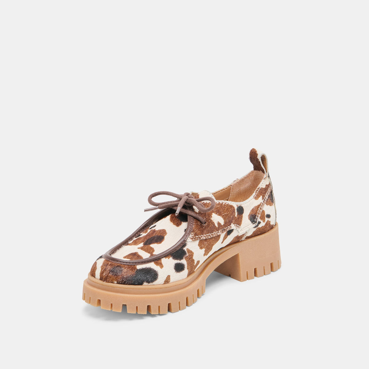 Milza Cocoa Calf Hair Loafers | Dolce Vita
