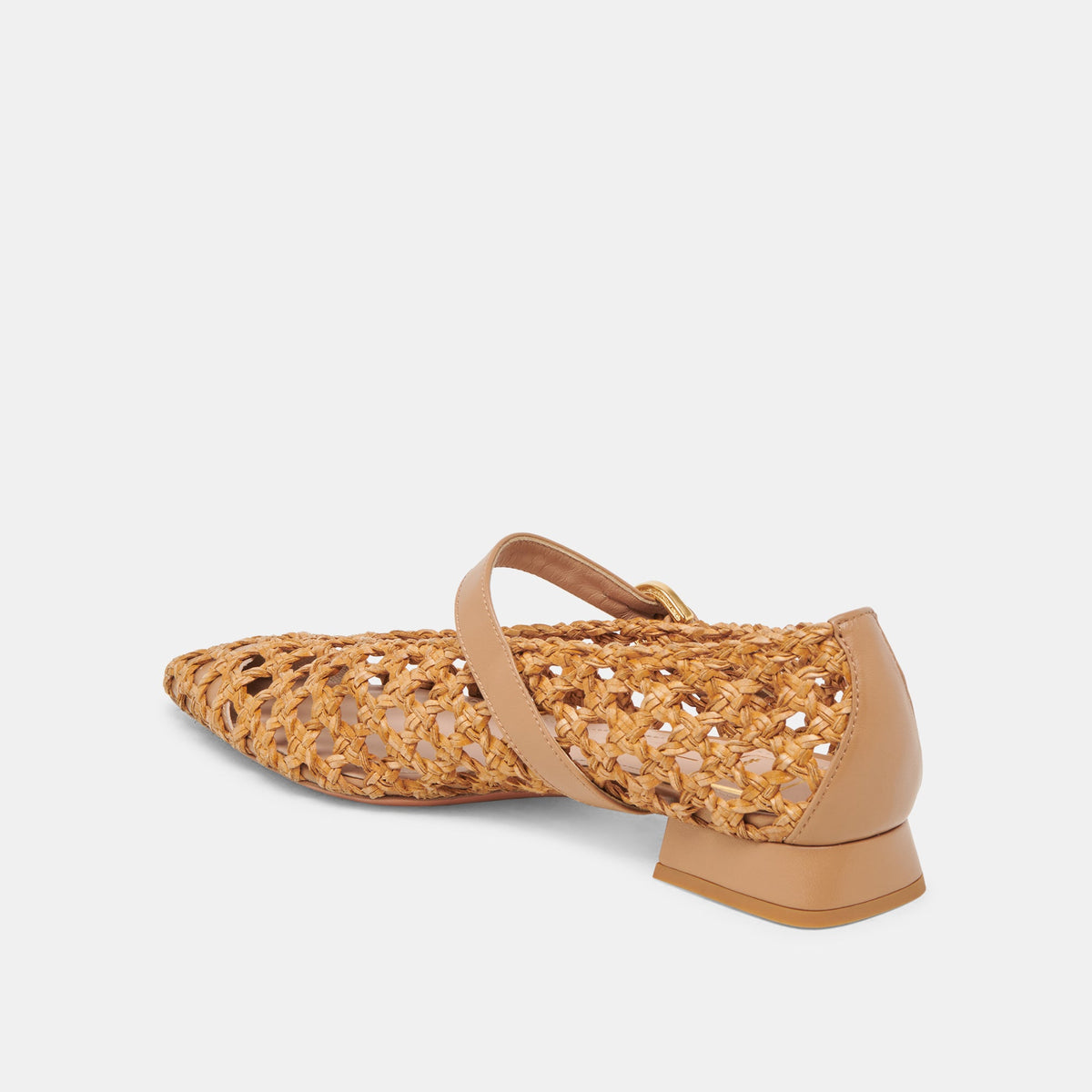 CATY BALLET FLATS NATURAL WOVEN | Dolce Vita