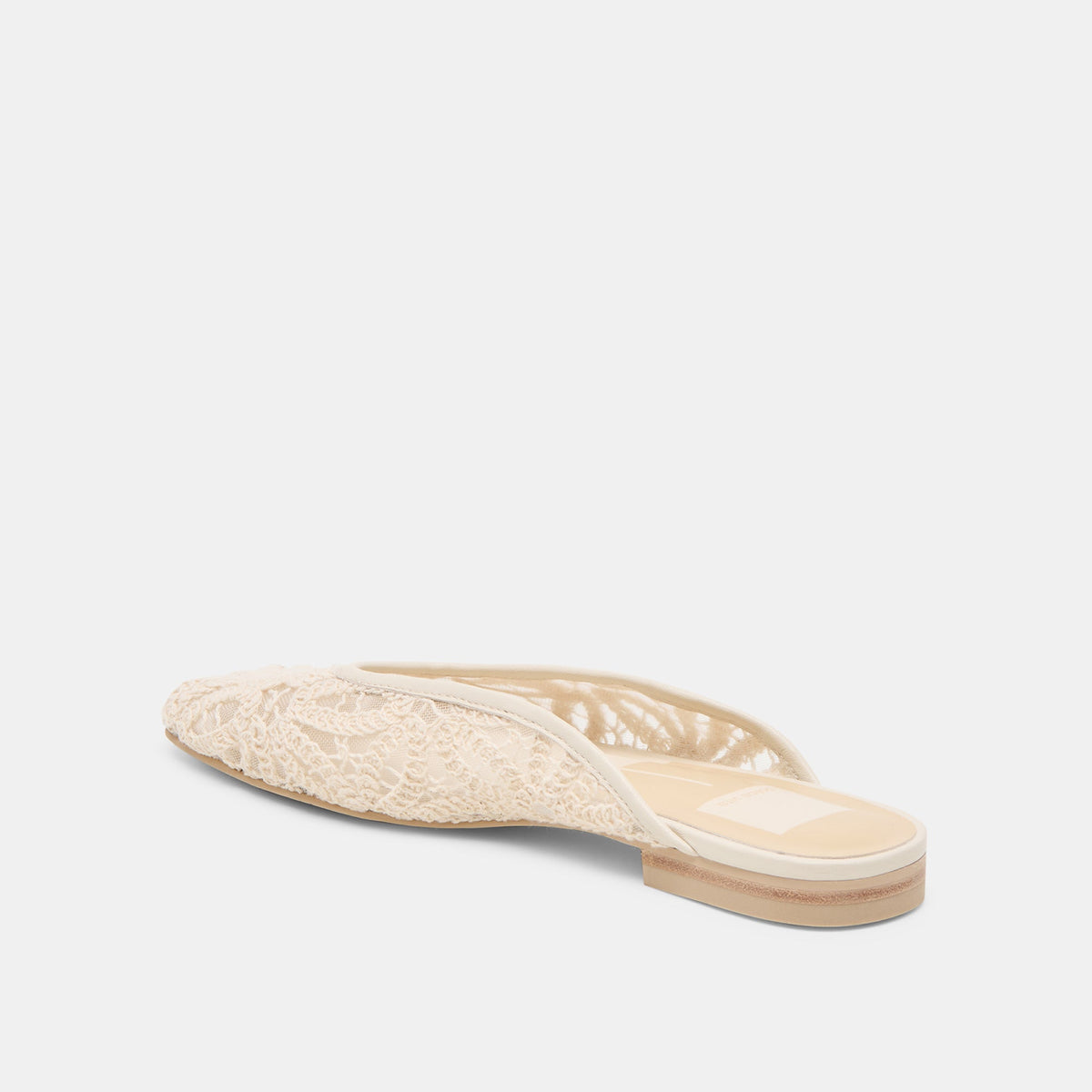 Aubrie Ivory Macrame Mesh Flats | Dolce Vita