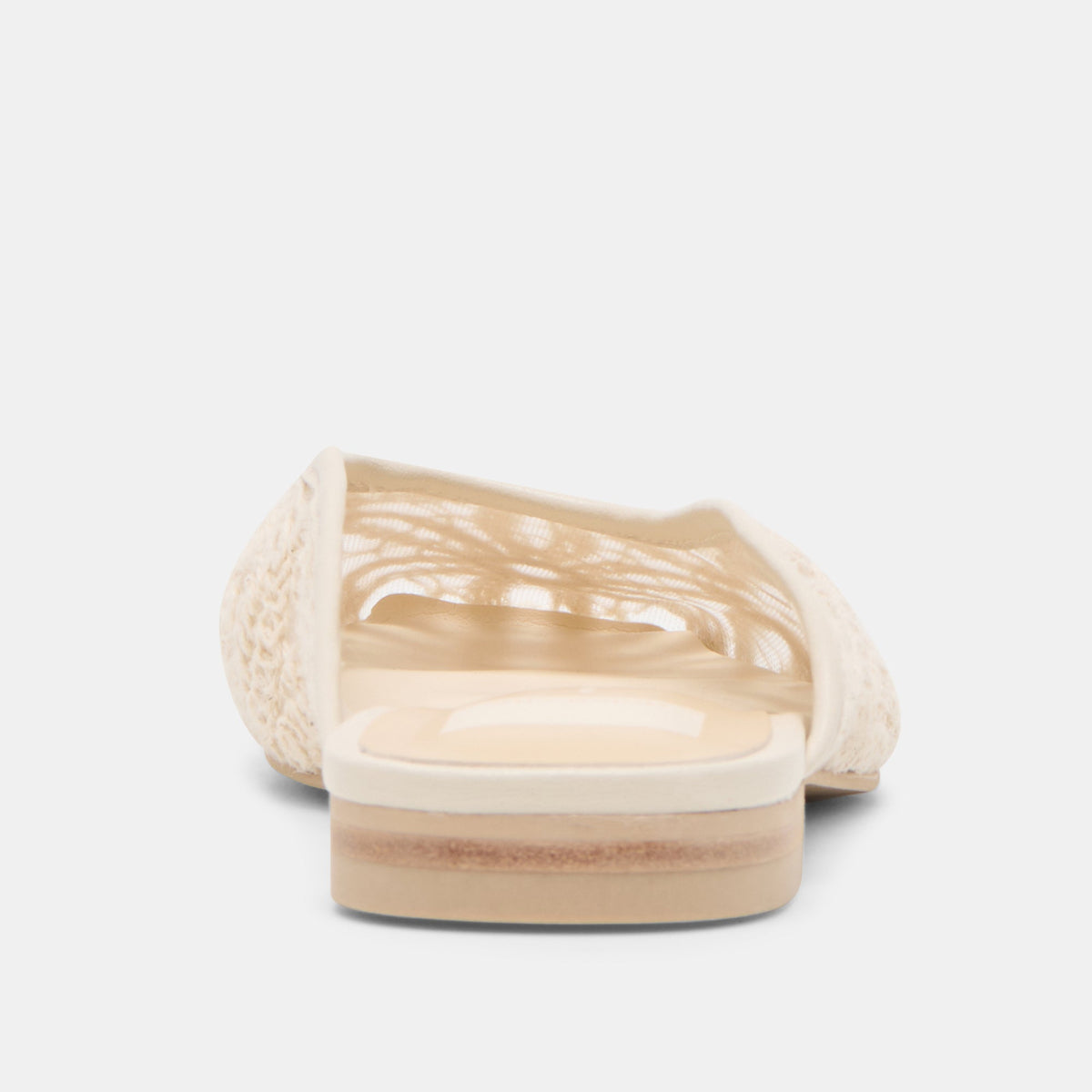 Aubrie Ivory Macrame Mesh Flats | Dolce Vita