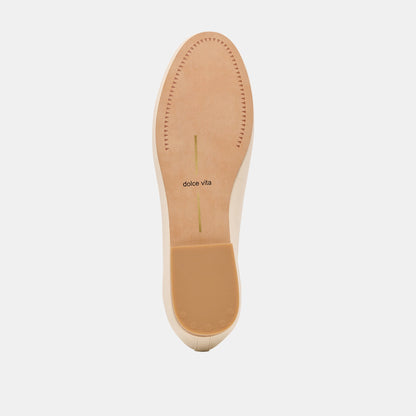 Ritla Bone Leather Ballet Flats | Dolce Vita