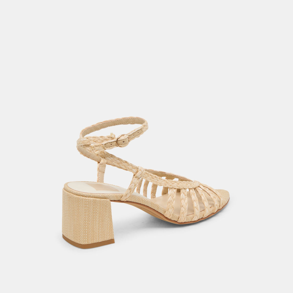 YASMIN HEELS NATURAL RAFFIA | Dolce Vita