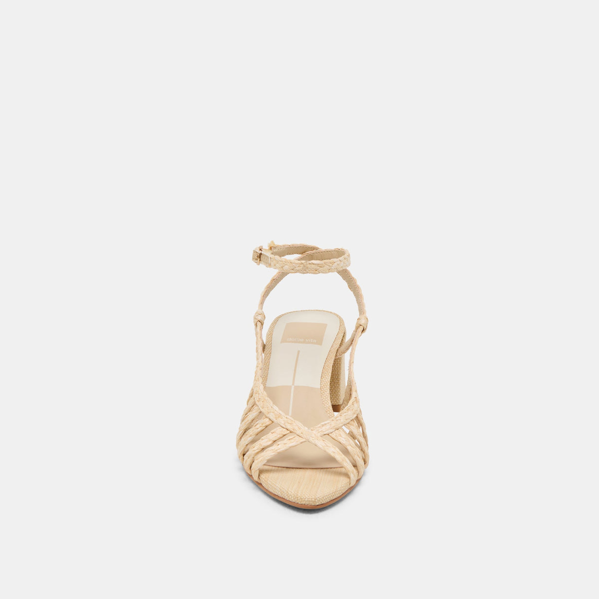 YASMIN HEELS NATURAL RAFFIA | Dolce Vita