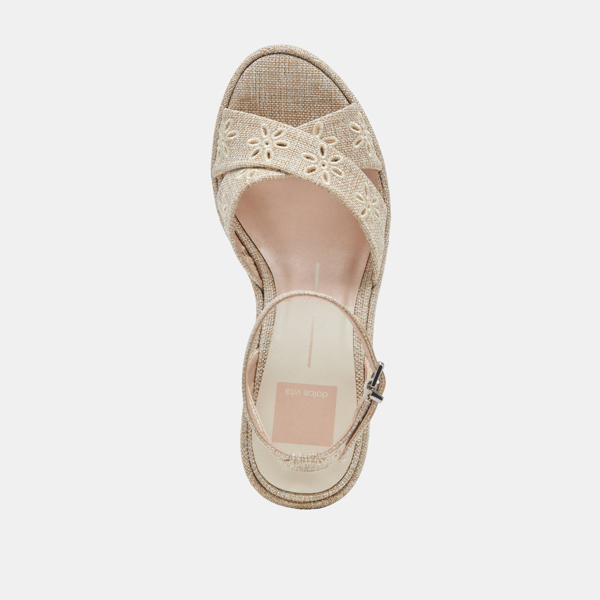 LAISHA HEELS ALMOND FLORAL EYELET | Dolce Vita